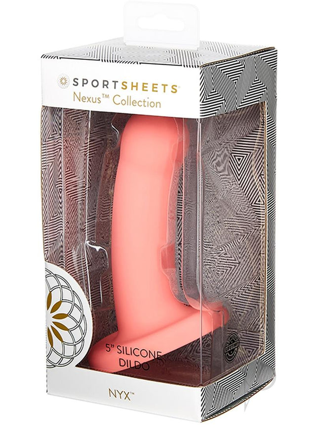 Nexus Collection By Sportsheets NYX Silicone Dildo 5in - Pink
