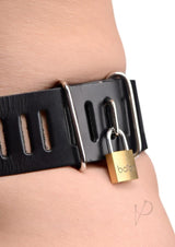 Strict Leather Female Chastity Belt - Black