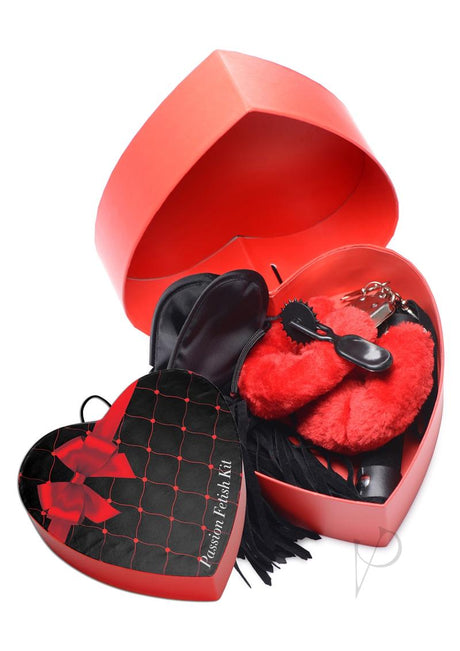 Frisky Passion Fetish Kit 4pc - Red/Black