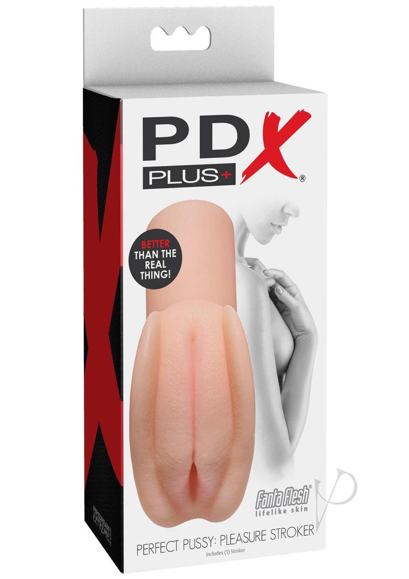 PDX Plus Perfect Pleasure Stroker - Pussy- Vanilla