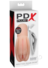 PDX Plus Perfect Pleasure Stroker - Pussy- Vanilla