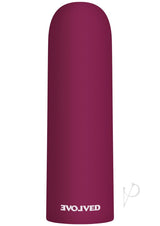 Mighty Thick Rechargeable Bullet Vibrator - Red