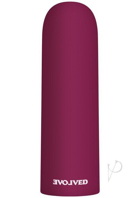 Mighty Thick Rechargeable Bullet Vibrator - Red