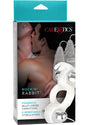 Rockin Rabbit Vibrating Cock Rings Cock Ring with Clitoral Stimulation and Remote Control - White