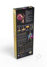 Power Pole Pro Professional Portable Exercise and Dance Spinning Pole Extends Up To 9in - Gold Edition