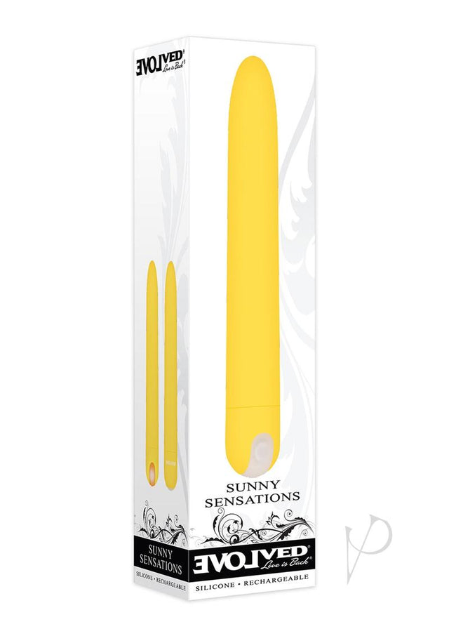 Sunny Sensations Rechargeable Vibrator - Yellow