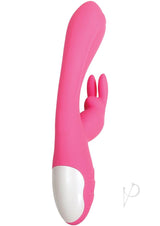 Bunny Kisses Rechargeable Silicone Rabbit Vibrator - Pink