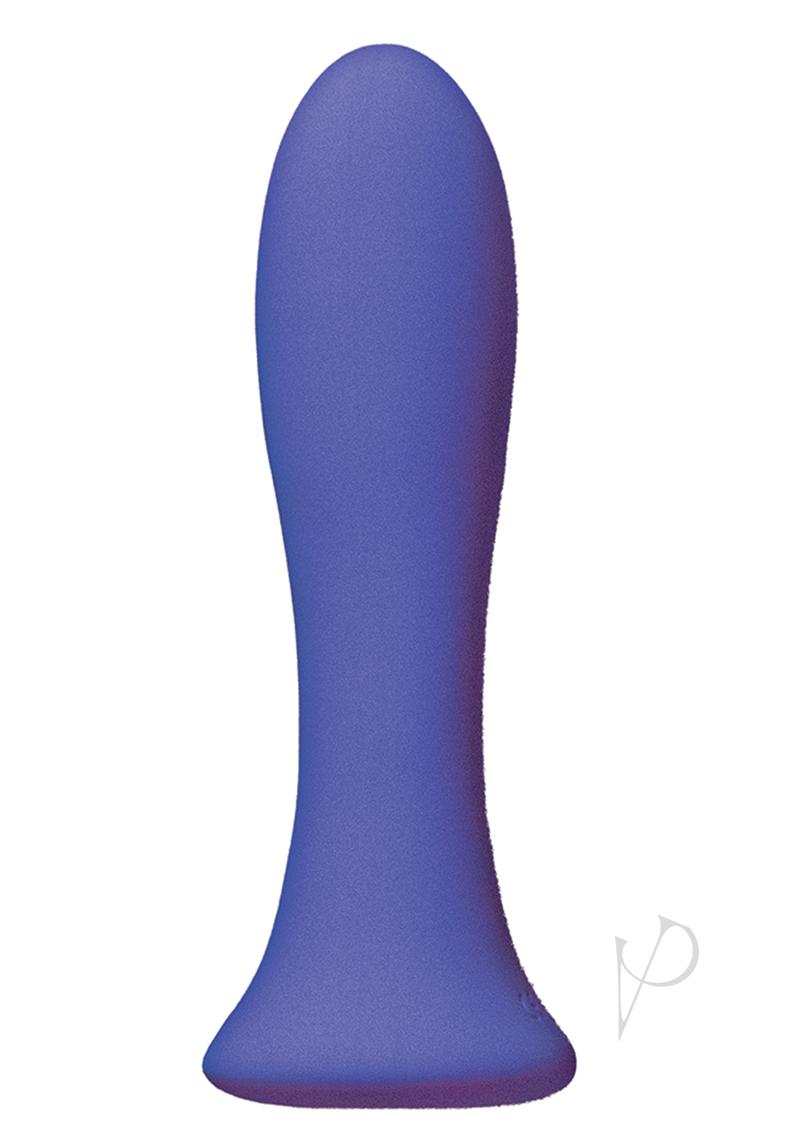 Intense Anal Vibe Silicone Rechargeable Anal Plug - Purple