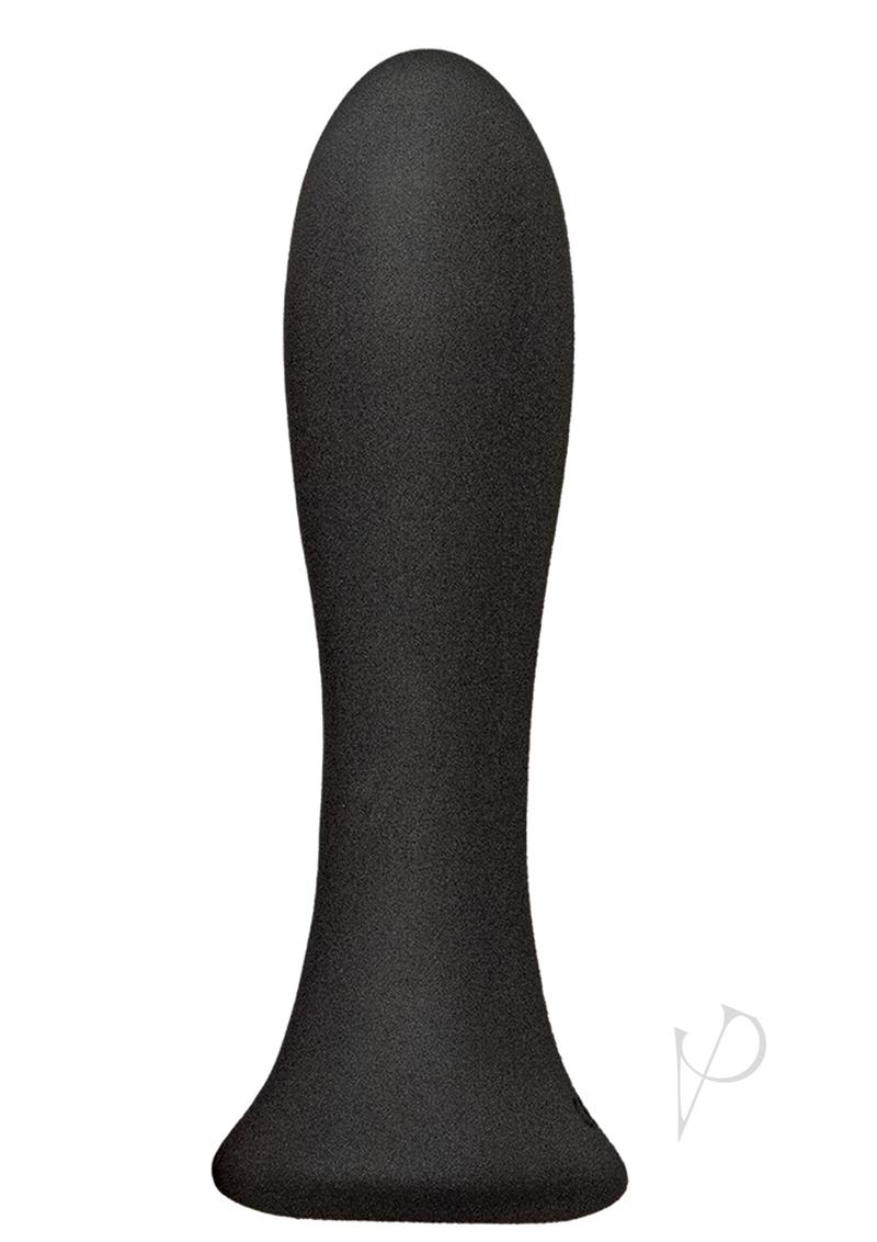 Intense Anal Vibe Silicone Rechargeable Vibrator - Black