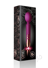 Oriel Silicone Rechargeable Wand Massager - Fuchsia