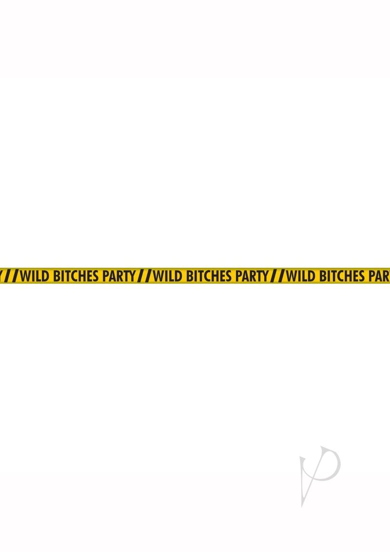 Wild Bitches Party Tape (100ft) - Yellow/Black