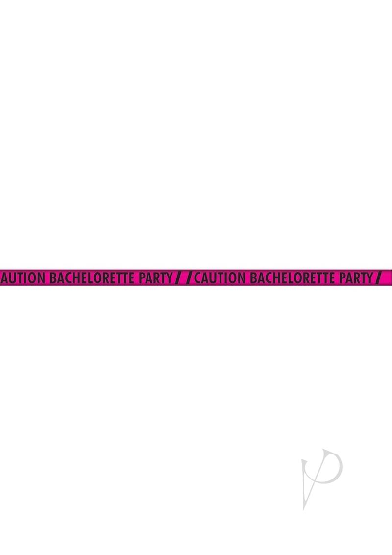 Caution Bachelorette Party Tape (100ft) - Pink/Black