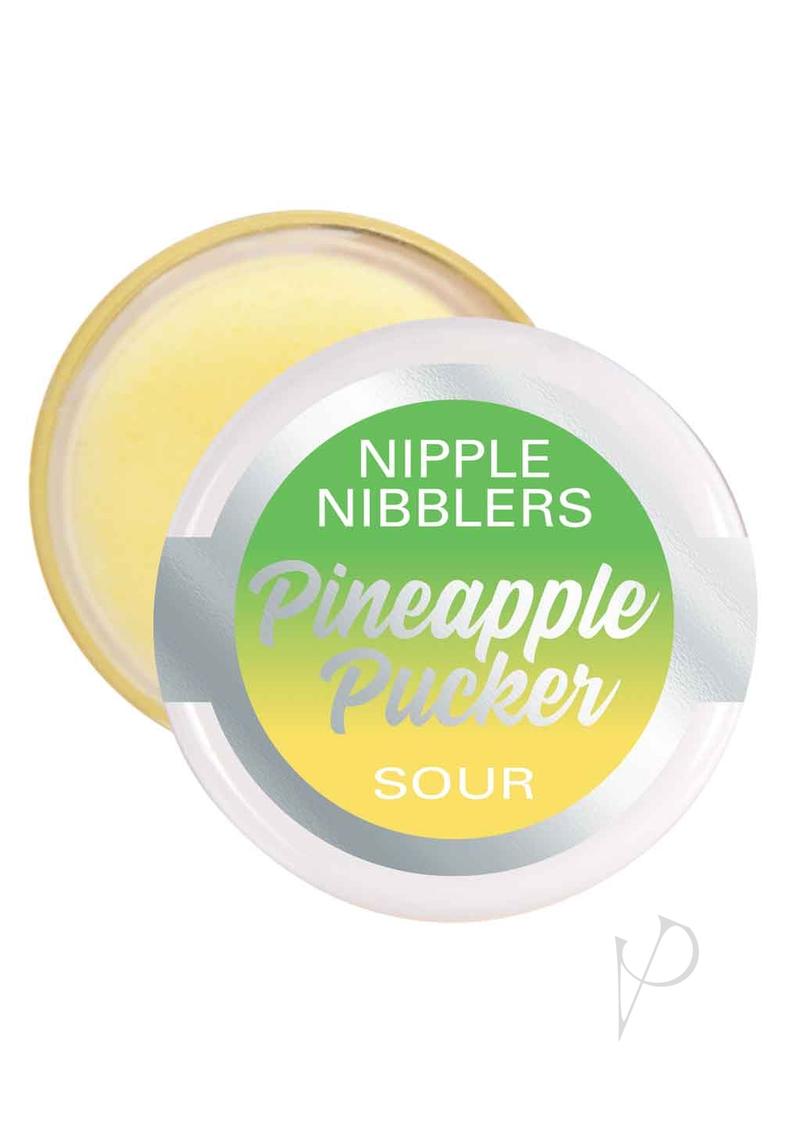 Jelique Nipple Nibblers Sour Tingle Balm Pineapple Pucker 3 gm. 1 pc.