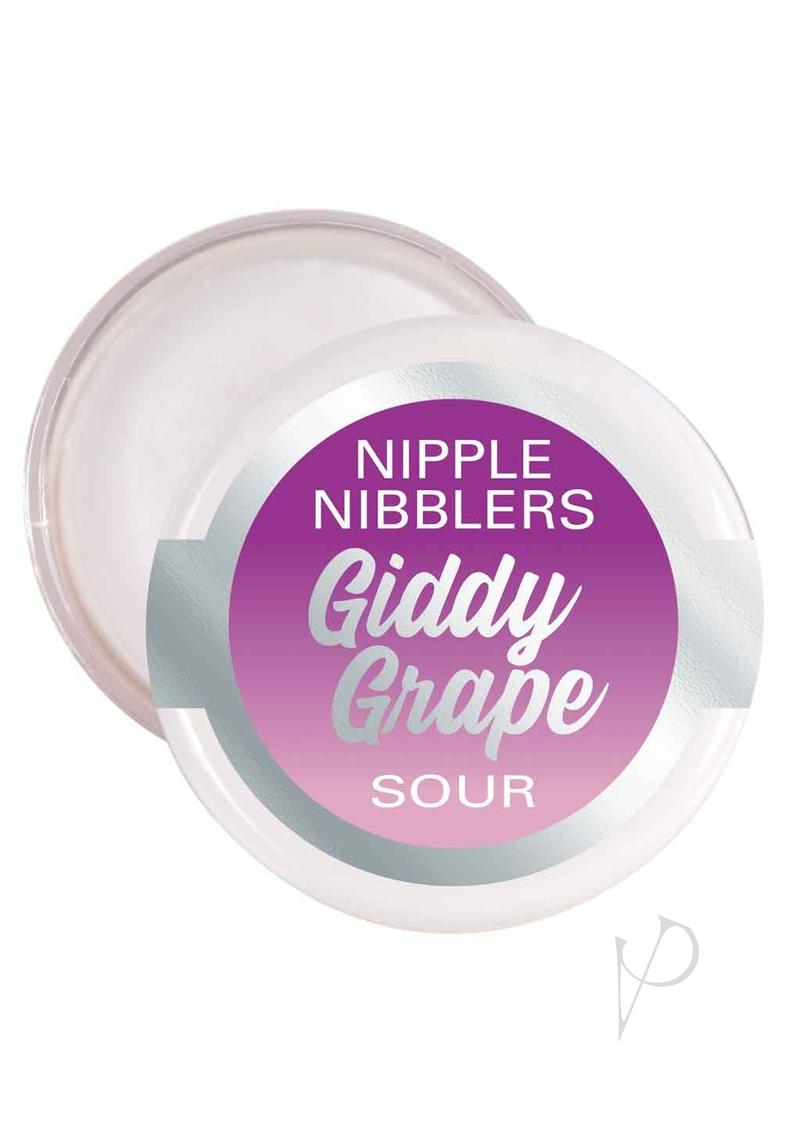 Jelique Nipple Nibblers Sour Tingle Balm Giddy Grape 3 gm. 1 pc.