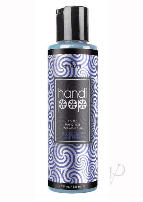 HandiPop Edible Handjob Massage Gel Blueberry Muffin 4.2oz