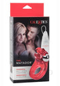 The Matador Vibrating Cock Ring with Clitoral Stimulation - Red