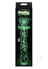 Firefly Glass Heart A Glow Probe Glow In The Dark - Clear