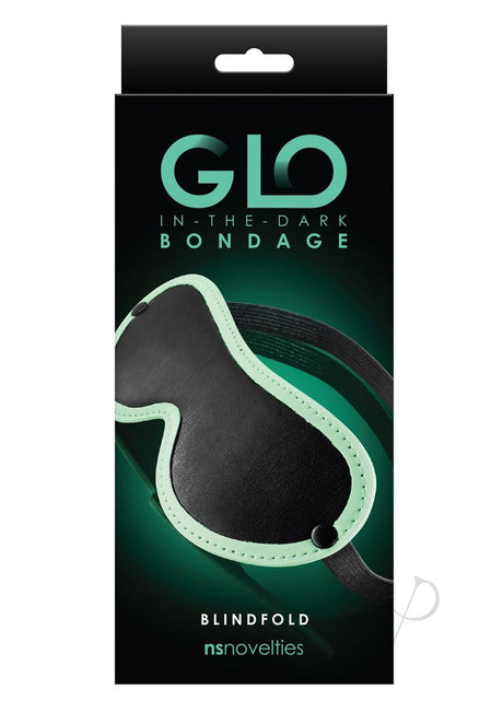 GLO Bondage Glow In The Dark Blindfold - Green