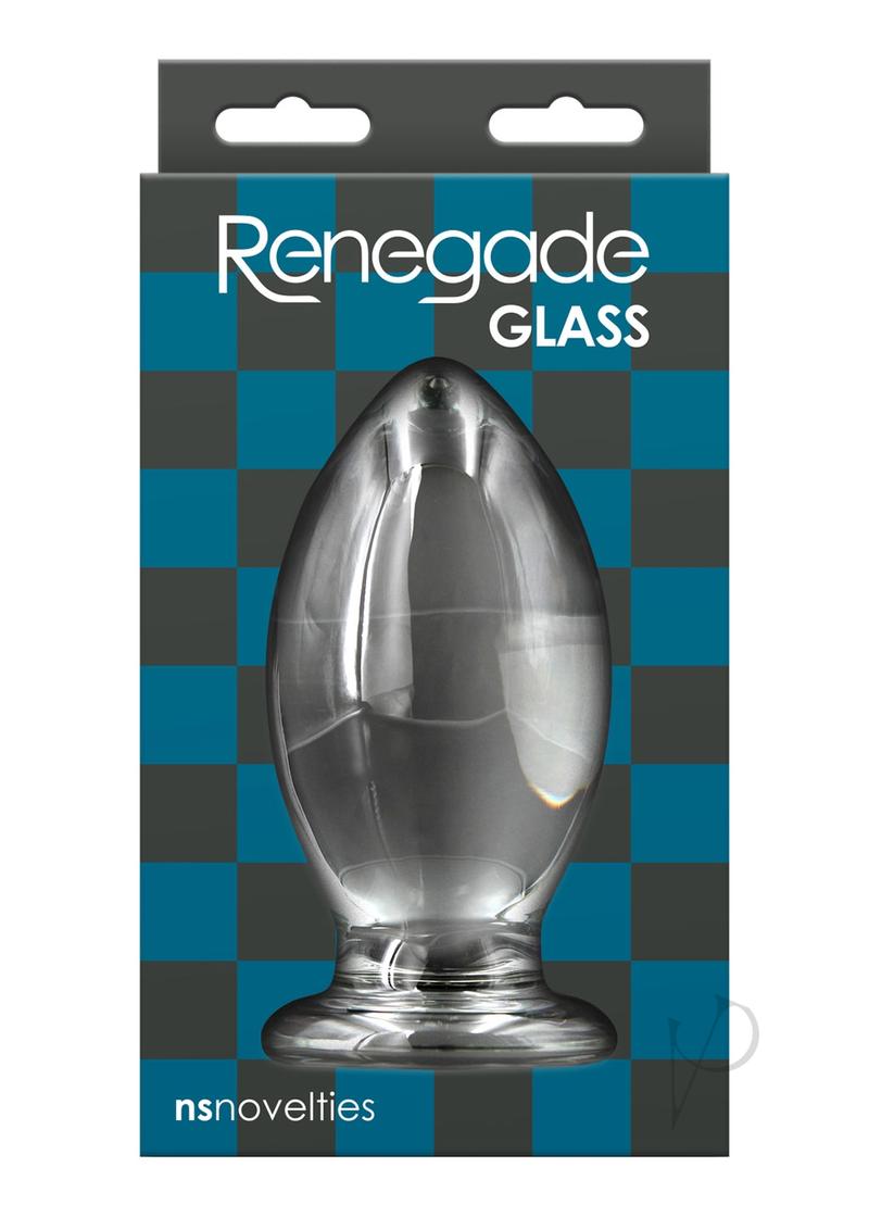 Renegade Glass Bishop Anal Probe - Clear