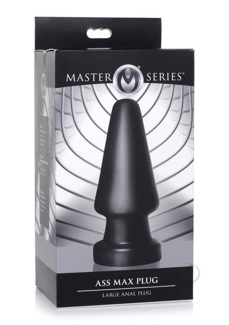 Master Series Ass Max Anal Plug - Large - Black