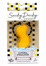 Inmi Shegasm Sucky Ducky Silicone Rechargeable Clitoral Stimulator - Yellow