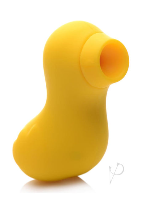 Inmi Shegasm Sucky Ducky Silicone Rechargeable Clitoral Stimulator - Yellow