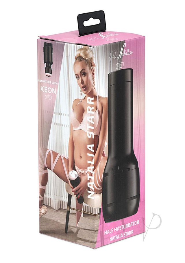 Kiiroo Feel Natalia Star Stroker Interactive Masturbator - Pussy - Black/Vanilla