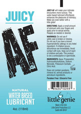 Juicy AF Natural Water Based Lubricant 4oz