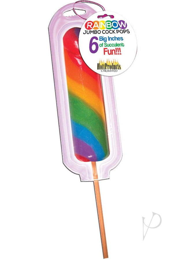 Rainbow Jumbo Cock Lollipop