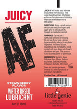 Juicy AF Water Based Flavored Lubricant Strawberry 4oz