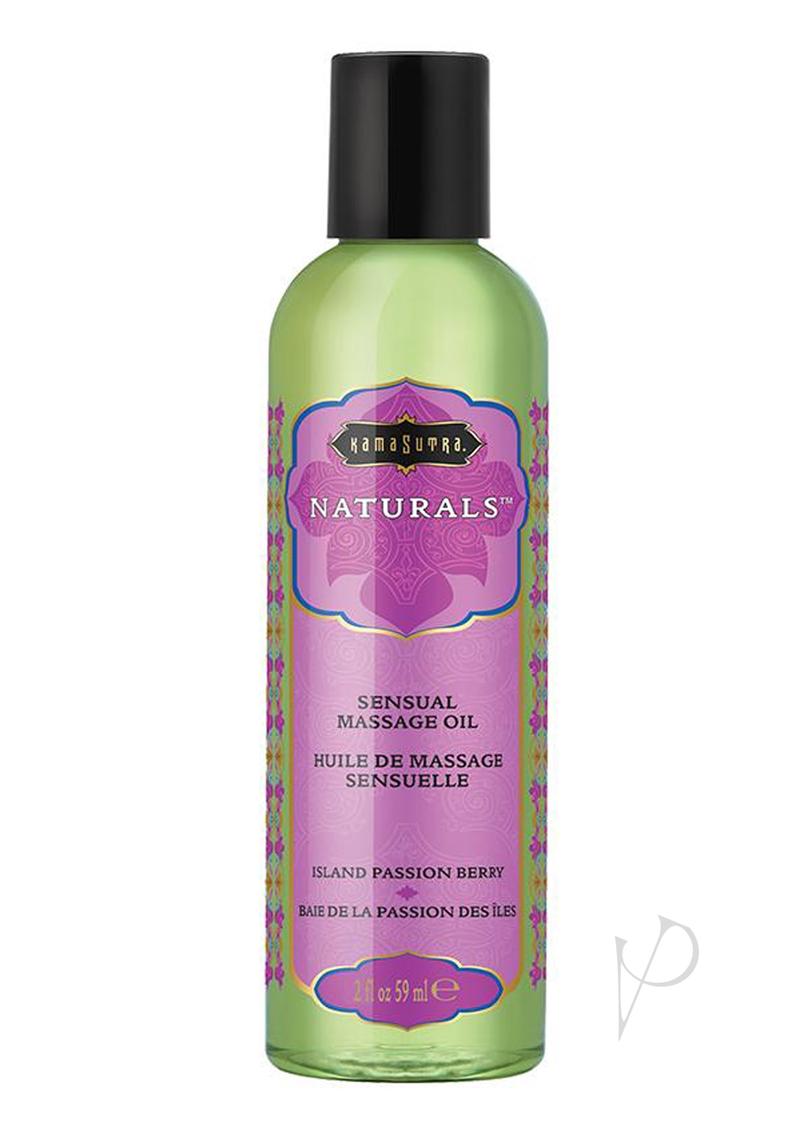 Naturals Massage Oil Island Passion Berry 2oz