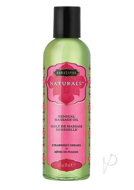 Naturals Massage Oil Strawberry Dreams 2oz