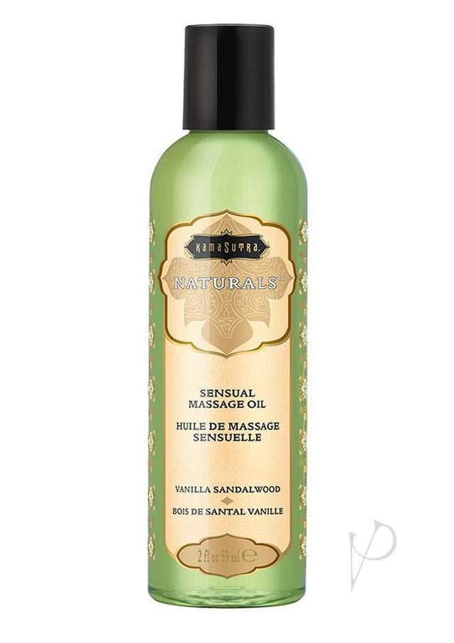 Naturals Massage Oil Vanilla Sandalwood 2oz