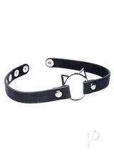 Master Series Kinky Kitty Adjustable Ring Choker Slim - Black