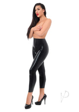 ME YOU US Latex Leggings - Small - Black