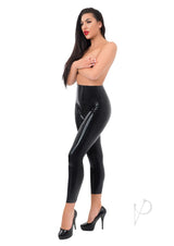 ME YOU US Latex Leggings - Medium - Black