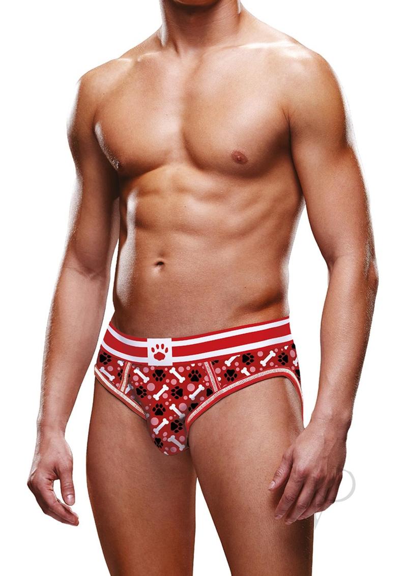 Prowler Red Paw Open Brief - Large - Red