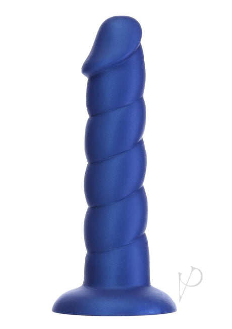 Addiction Fantasy Unicorn Silicone Dildo 8in - Blue