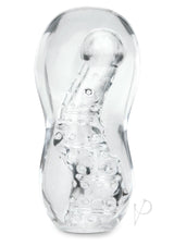 ZOLO Gripz Wavy Stroker Masturbator - Clear