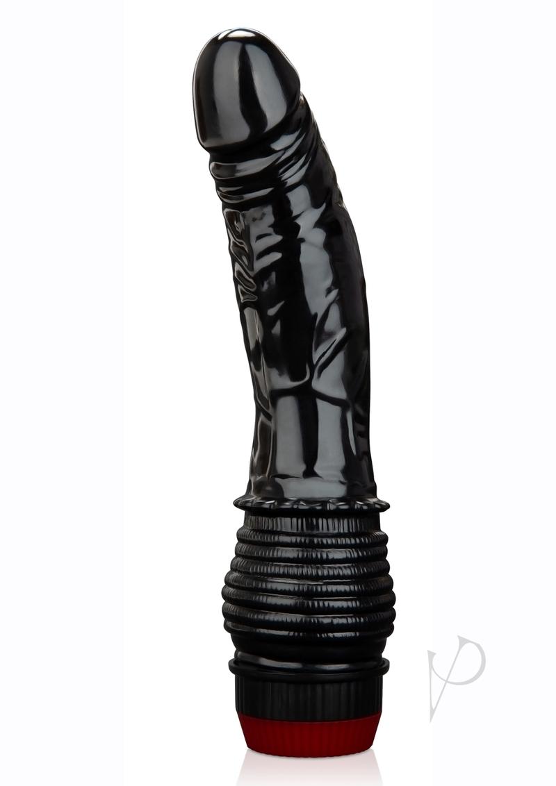 CandB Gear Vibrating Anal Dildo 4.75in - Black