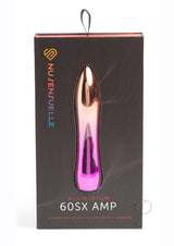 Nu Sensuelle Aluminium 60SX AMP Rechargeable Warming Bullet - Rainbow
