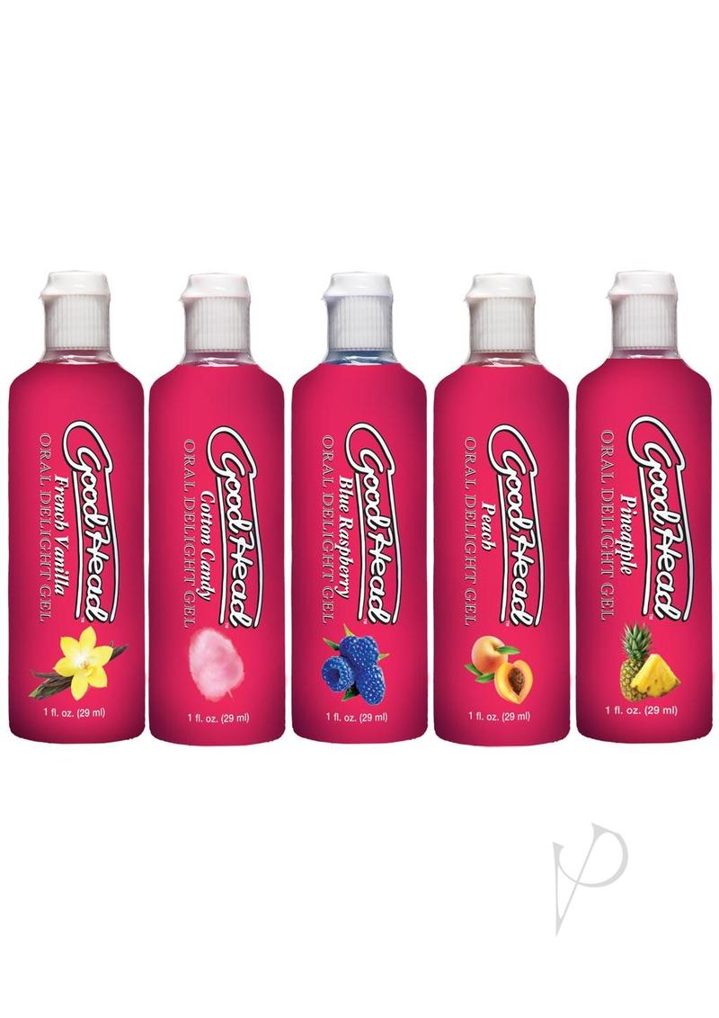 GoodHead Oral Delight Gel Assorted (5 Pack) 1oz