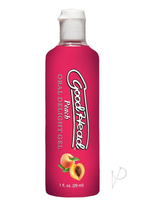 GoodHead Oral Delight Gel Flavored Peach 1oz - Bulk