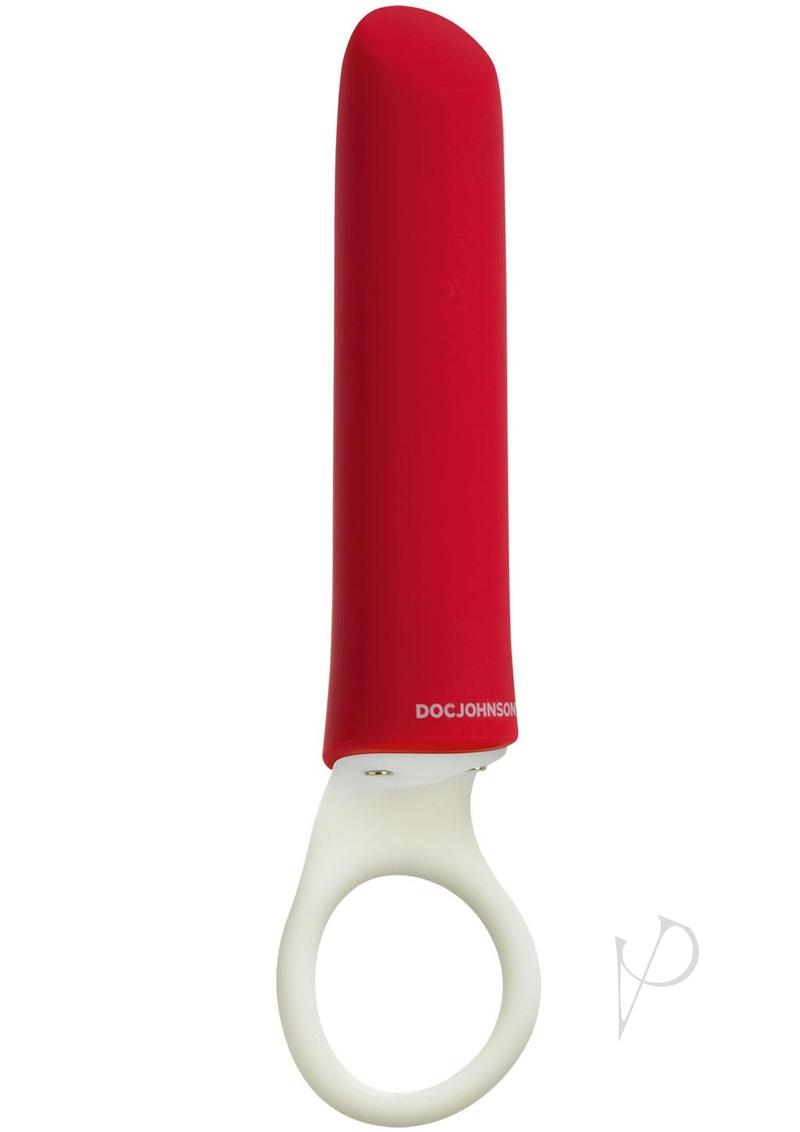iVibe Select iPlease Limited Edition Rechargeable Silicone Mini Vibrator - Red