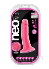 Neo Elite Silicone Dual Density Dildo 6in - Pink