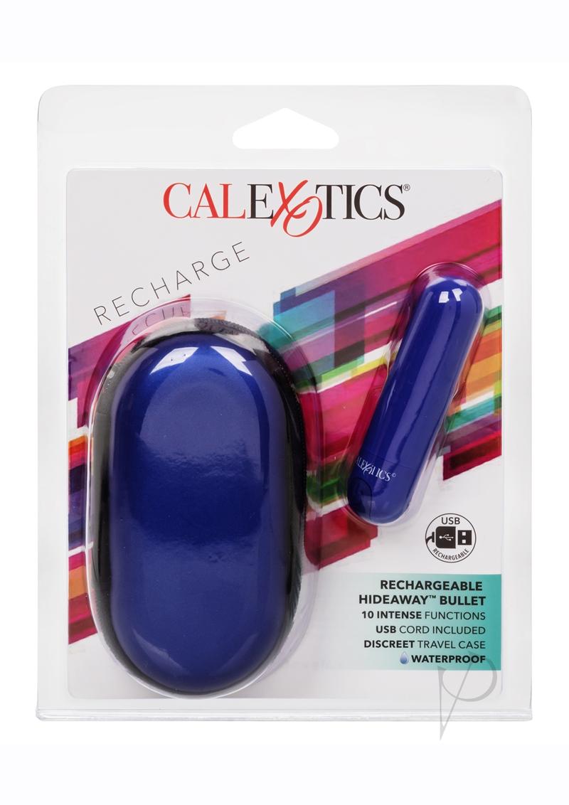 Rechargeable Hideaway Bullet Vibrator - Blue