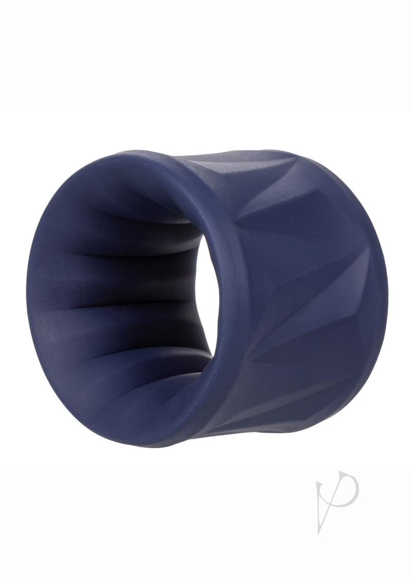 Viceroy Reverse Stamina Ring Silicone Cock Ring - Blue