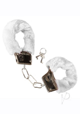 Playful Furry Cuffs - White