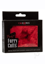 Playful Furry Cuffs - Red