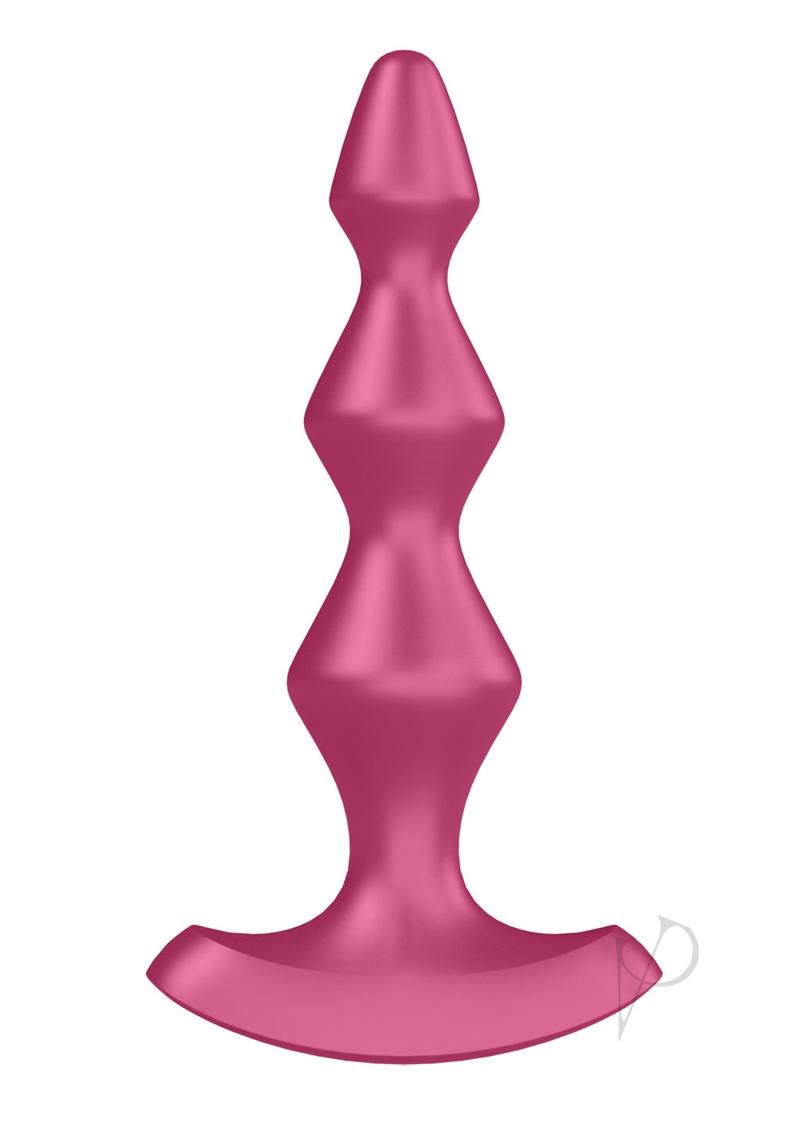 Satisfyer Lolli-Plug 1 Silicone Beaded Anal Plug - Fuchsia